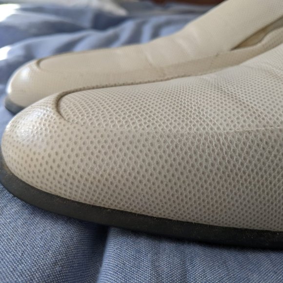 Cole-Haan G Series Pebbled Leather White Slip-On Dress Shoes main image 5